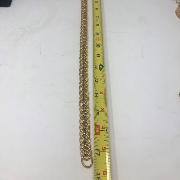 Gold plated chunky necklace - Picture 6 of 7